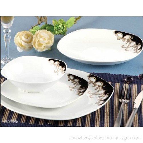 Porcelain Square 18PCS Dinner Sets (YSDR2029)